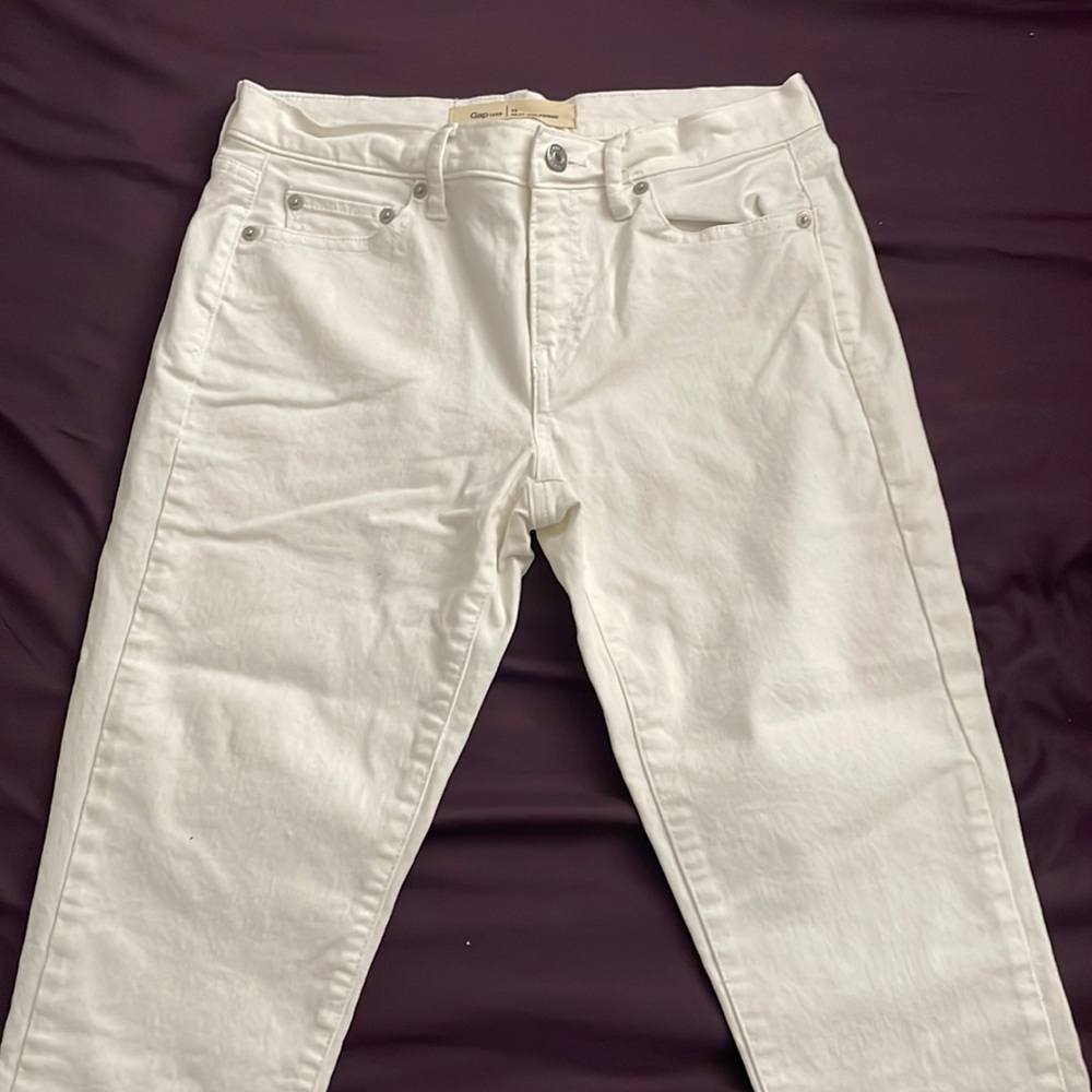 Gap 1969 Best Girlfriend white jeans - 25